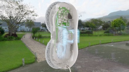 Robot lave-vitre Voelwe S+ en 3D